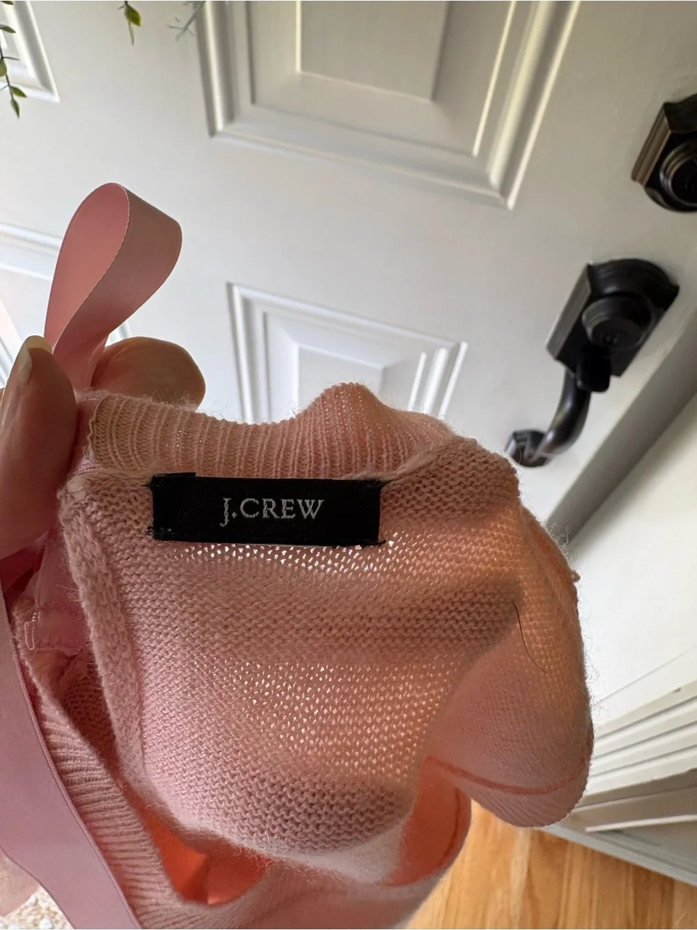 J. Crew 100% Cashmere Lightweight Sleeveless Knit in Soft Pink
